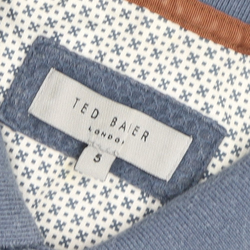Ted Baker Men's Blue Polo Shirt - Size S