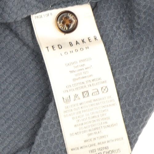 Ted Baker Men's Blue Polo Shirt - Size S