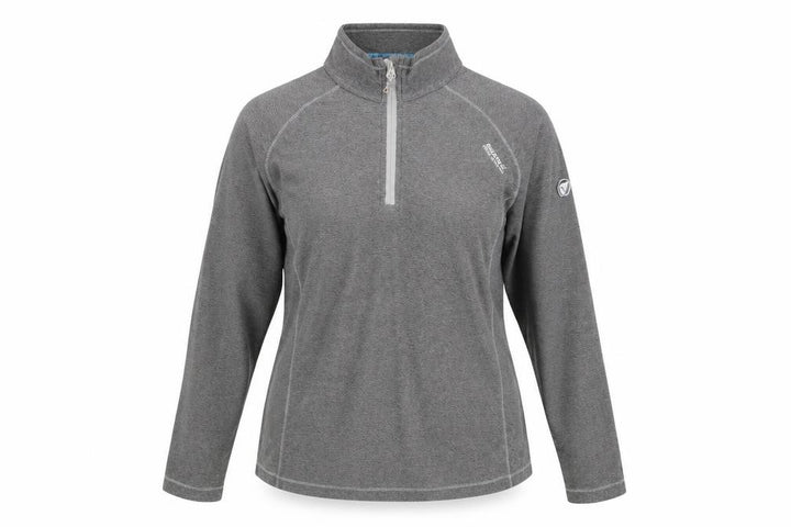 Regatta Women's Grey Henley Sweatshirt Size 14 Outdoor