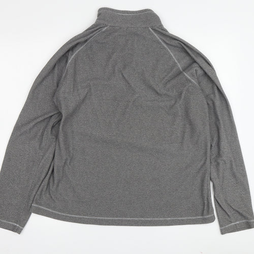 Regatta Women's Grey Henley Sweatshirt Size 14 Outdoor