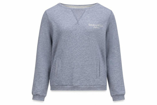 Front view of SoulCal Women's Blue Pullover Sweatshirt, size 8