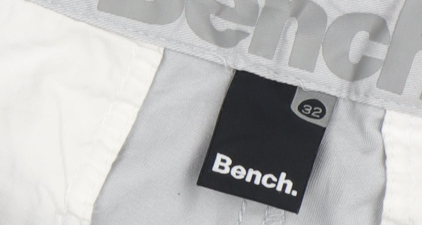 Bench Men's Grey Chino Trousers, Size 32, Casual