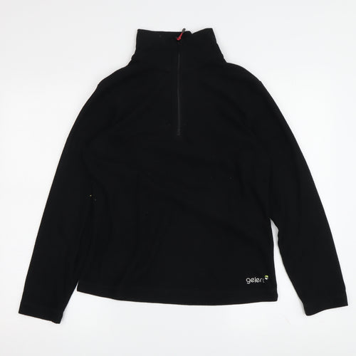 Gelert Women's Black Pullover Fleece Sweatshirt Size 10