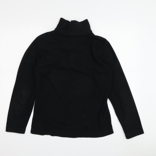 Gelert Women's Black Pullover Fleece Sweatshirt Size 10