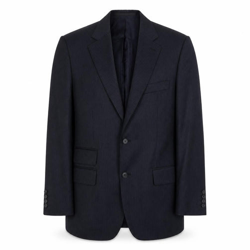Jeff Banks Men's Black Pinstripe Blazer, Size 38R