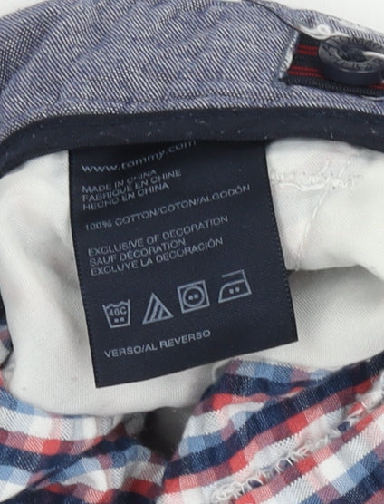 Tommy Hilfiger Boys Multicoloured Checked Chino Shorts 7 Years