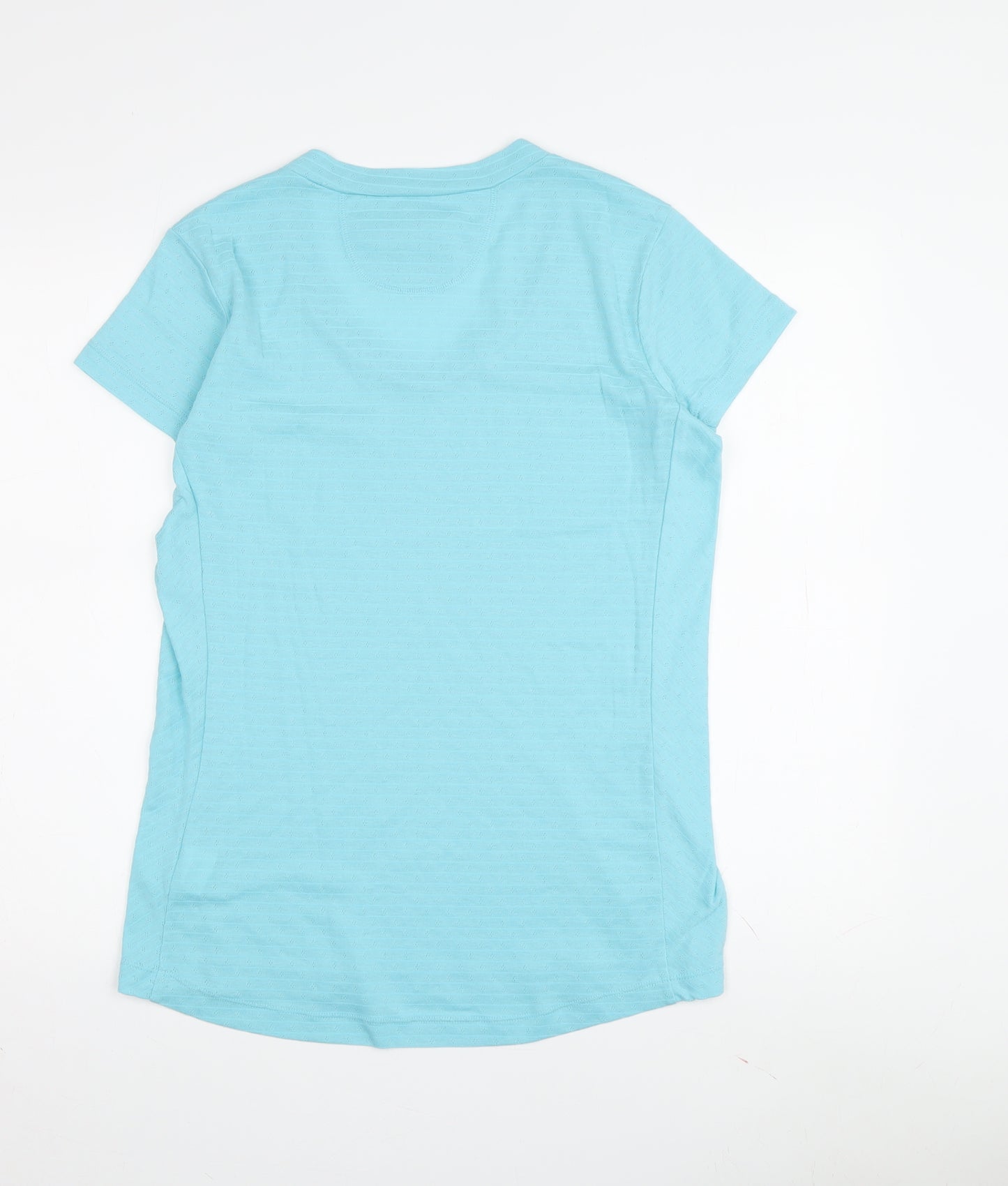 Kathmandu Women's Blue Crew Neck Basic T-Shirt, Size 16