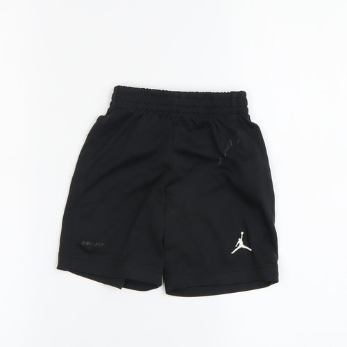 Jordan Boys Black Athletic Shorts 12 Years