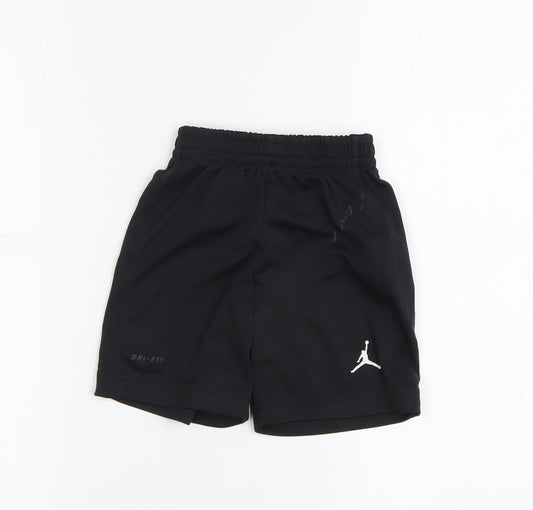 Jordan Boys Black Athletic Shorts 12 Years
