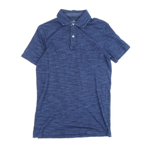 Boden Men's Blue XS Short Sleeve Cotton Polo