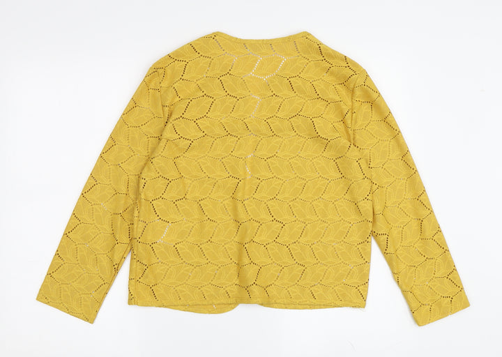 Jacqueline de Yong Women's Yellow Cardigan XS