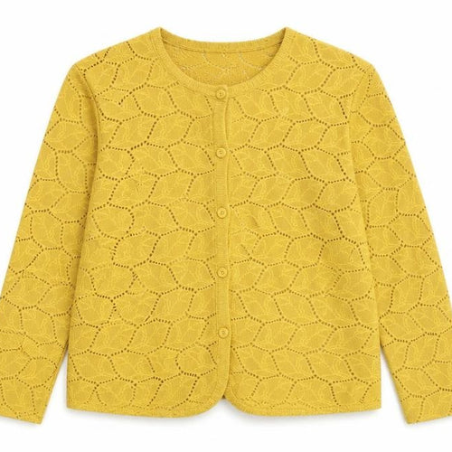 Jacqueline de Yong Women's Yellow Cardigan XS