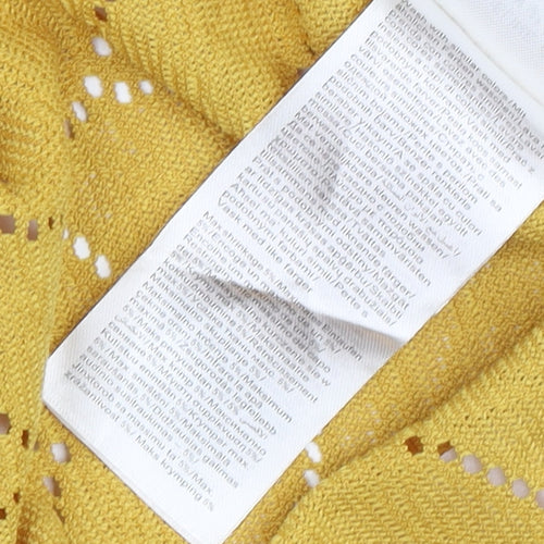 Jacqueline de Yong Women's Yellow Cardigan XS