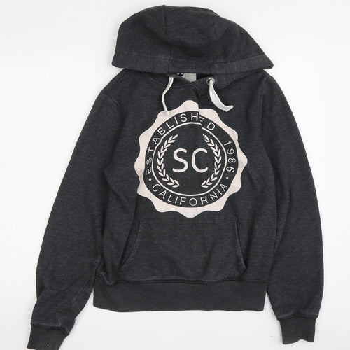 SoulCal & Co Unisex Black Pullover Hoodie Size 6