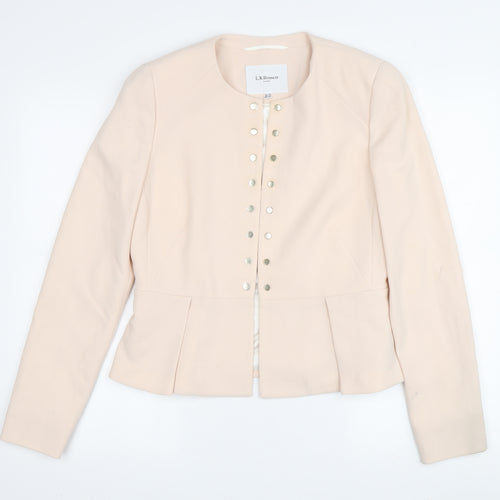 L.K. Bennett Beige Women's Cropped Jacket, Size 10