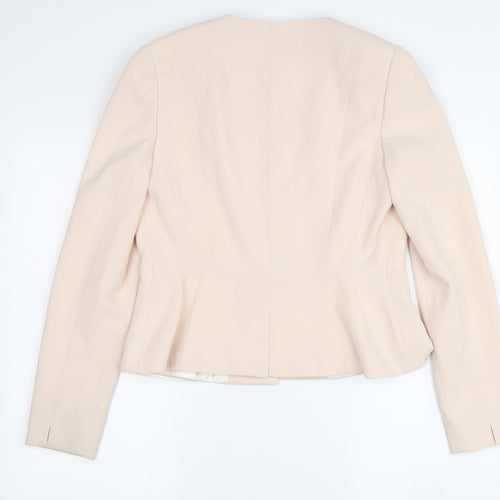 L.K. Bennett Beige Women's Cropped Jacket, Size 10