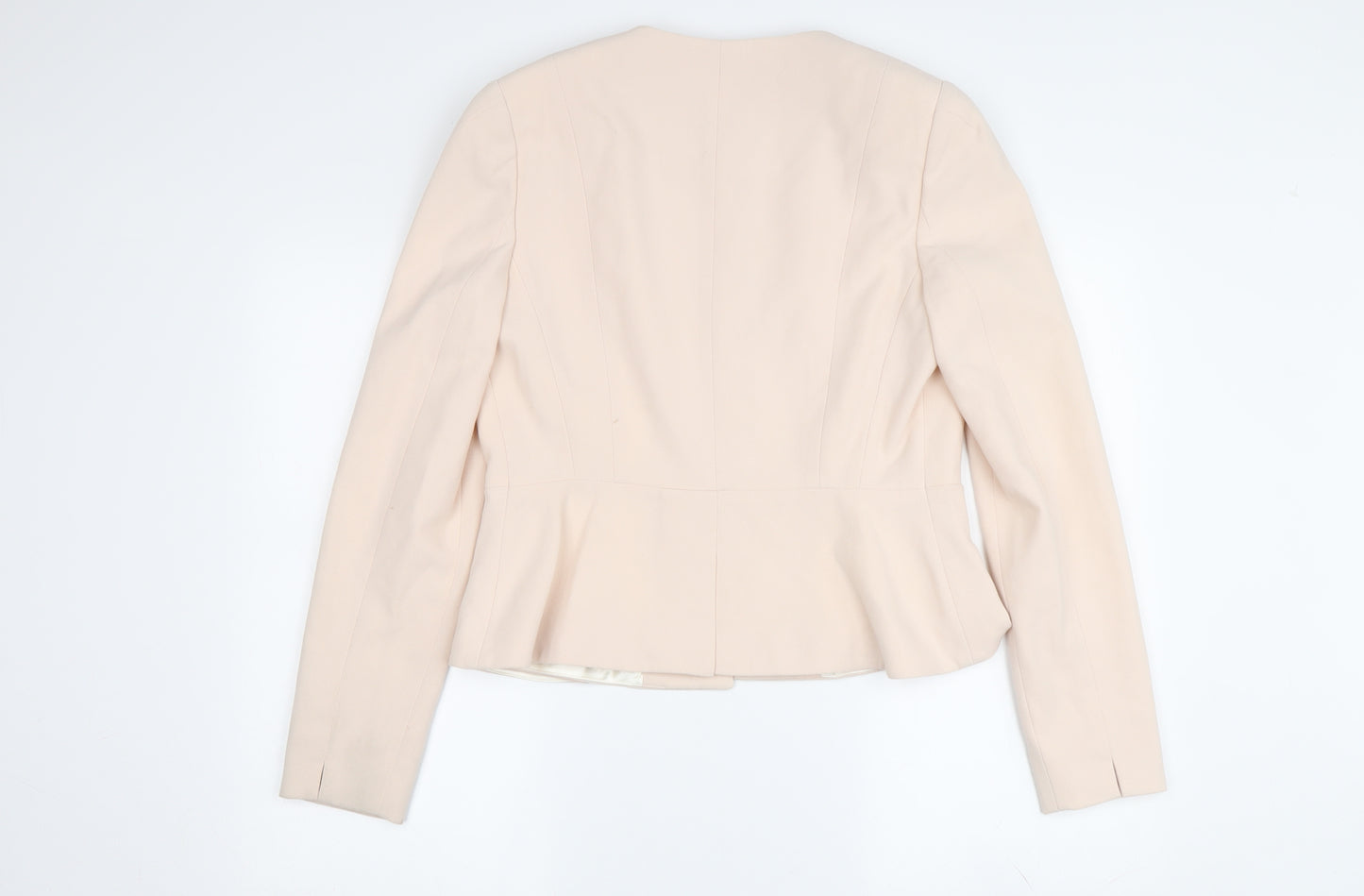 L.K. Bennett Beige Women's Cropped Jacket, Size 10