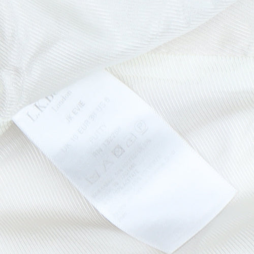 L.K. Bennett Beige Women's Cropped Jacket, Size 10