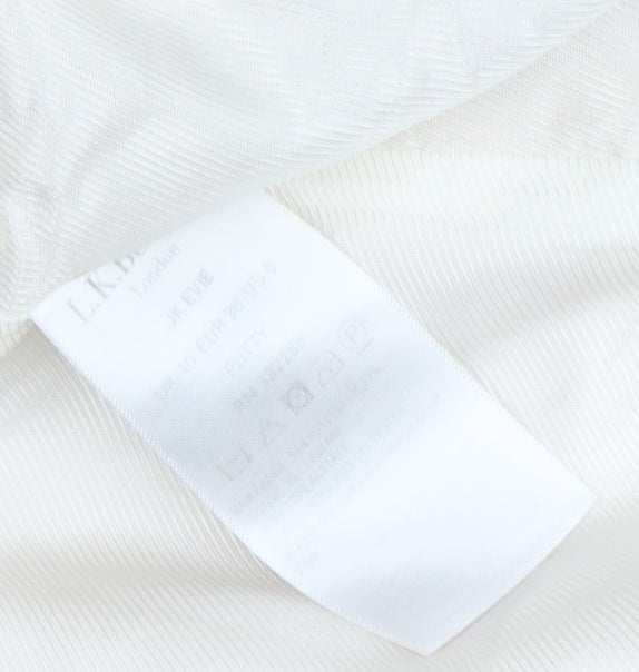 L.K. Bennett Beige Women's Cropped Jacket, Size 10