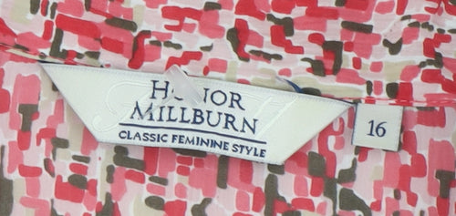 Honor Millburn Women's Geometric Blouse Size 16