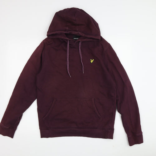 Lyle & Scott Men's Purple Pullover Hoodie M