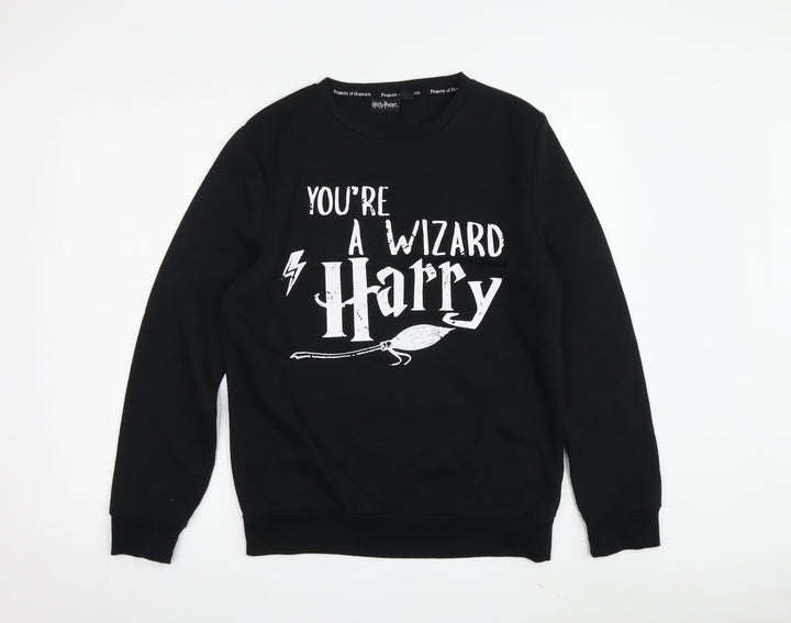 Harry Potter Unisex Black XS Pullover Sweatshirt