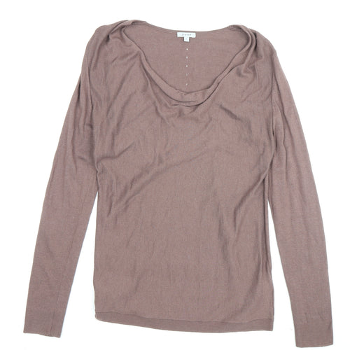 Jigsaw Women's Brown Knit Jumper, Long Sleeve, Size S