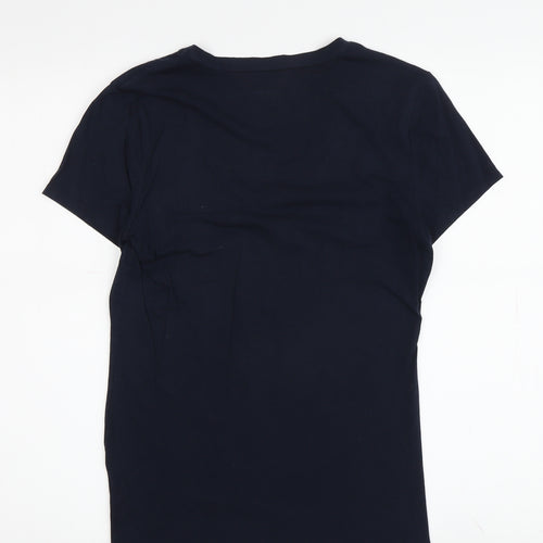 Banana Republic Women's Black XS Basic V-Neck T-Shirt