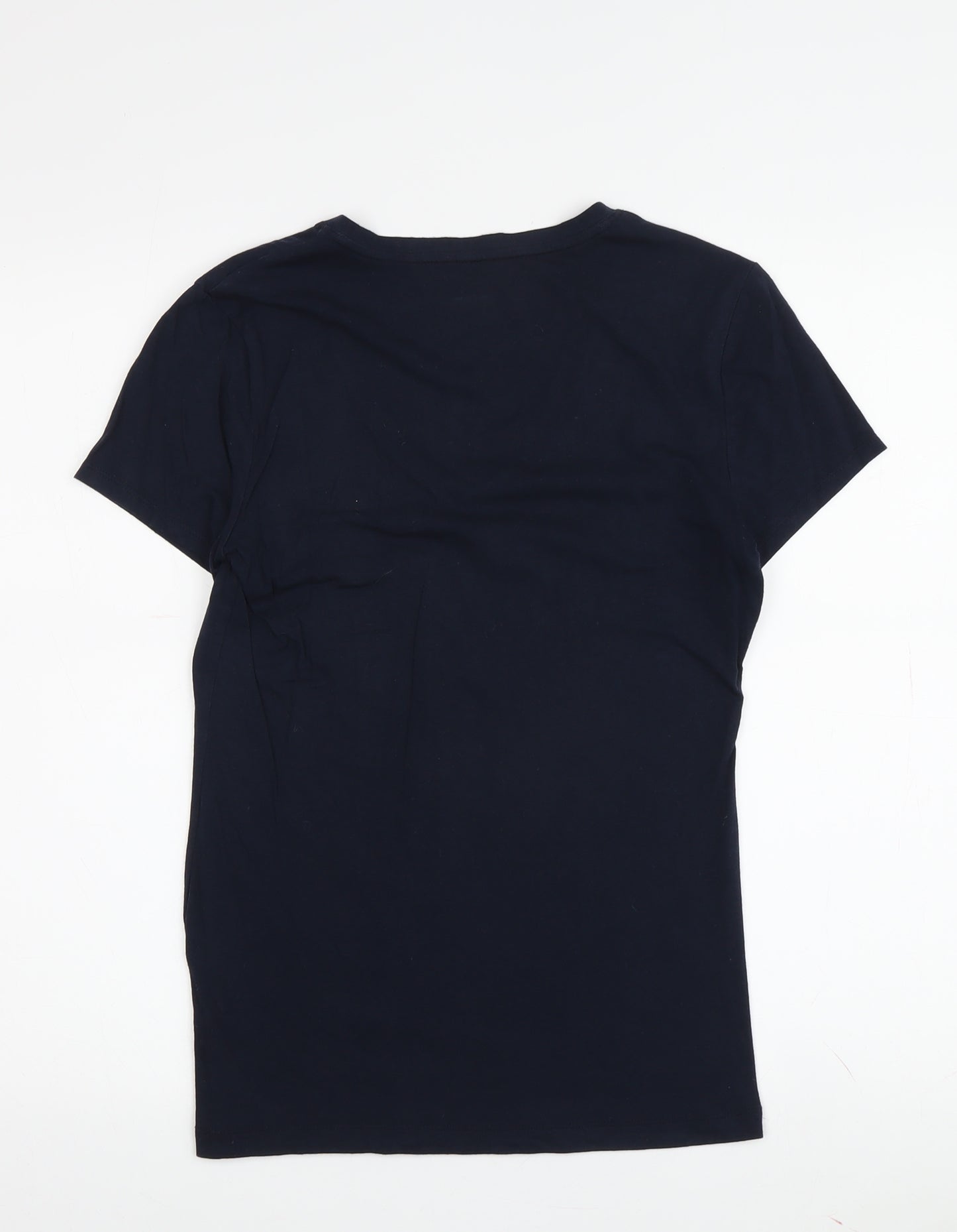 Banana Republic Women's Black XS Basic V-Neck T-Shirt
