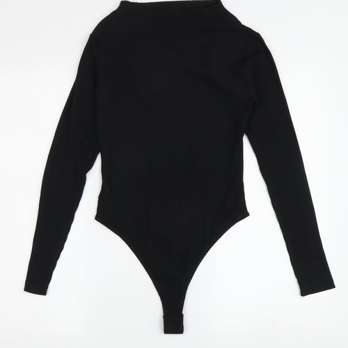 AllSaints Women's Black Bodysuit, Size 8, Long Sleeve