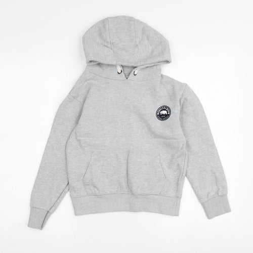 SoulCal & Co Boys Grey Pullover Hoodie, 9-10 Years, Casual Comfort