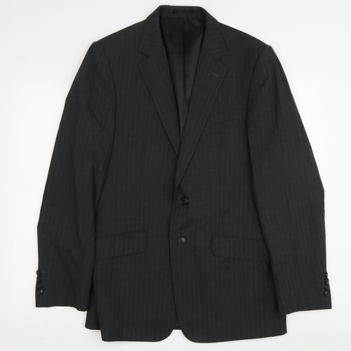 Jaeger Men's Grey Wool Blazer 38R