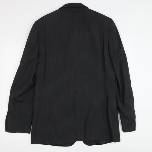 Jaeger Men's Grey Wool Blazer 38R