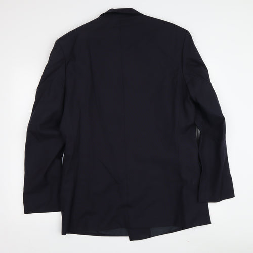 Centaur Men's Blue Double-Breasted 40R Blazer