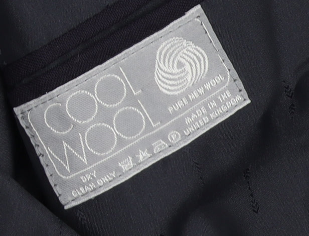 Centaur Men's Blue Double-Breasted 40R Blazer