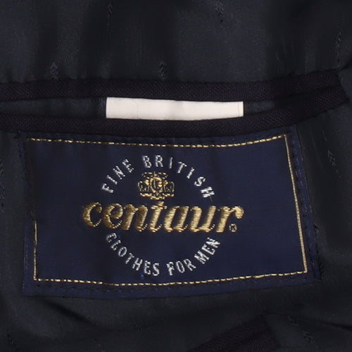 Centaur Men's Blue Double-Breasted 40R Blazer