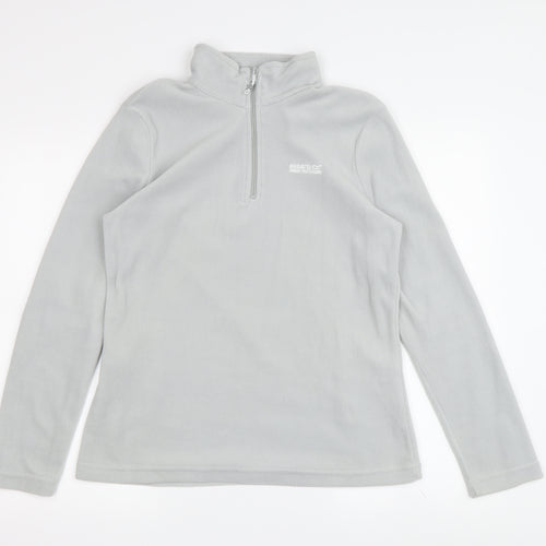 Regatta Grey Women's Pullover Fleece Sweatshirt Size 10