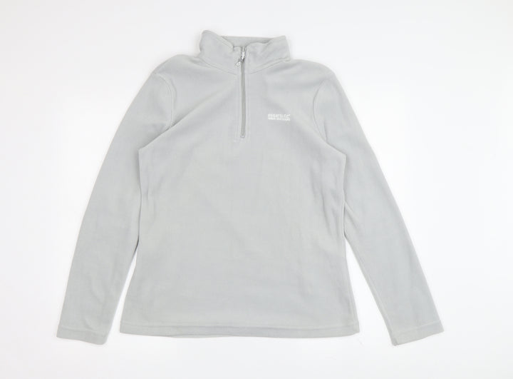 Regatta Grey Women's Pullover Fleece Sweatshirt Size 10