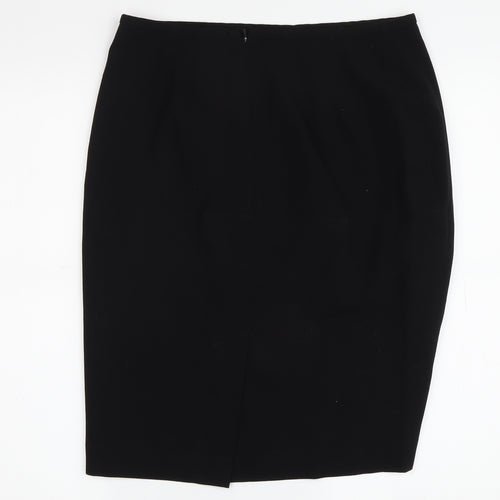 Calvin Klein Women's Black Pencil Skirt, Size 6, Lined