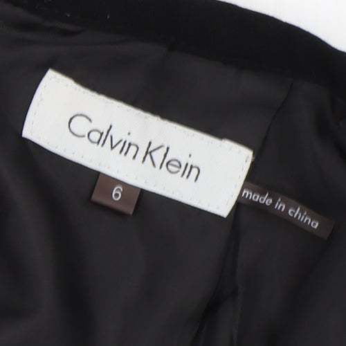Calvin Klein Women's Black Pencil Skirt, Size 6, Lined