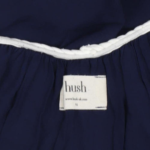 Hush Women's Blue Slip Dress Size 6 Sleeveless Rayon Casual