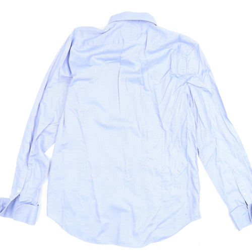 Marks and Spencer Men's Blue Classic Fit Shirt