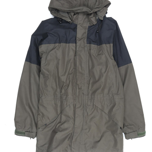 Gelert Men's Green Parka Jacket XS Hooded Waterproof