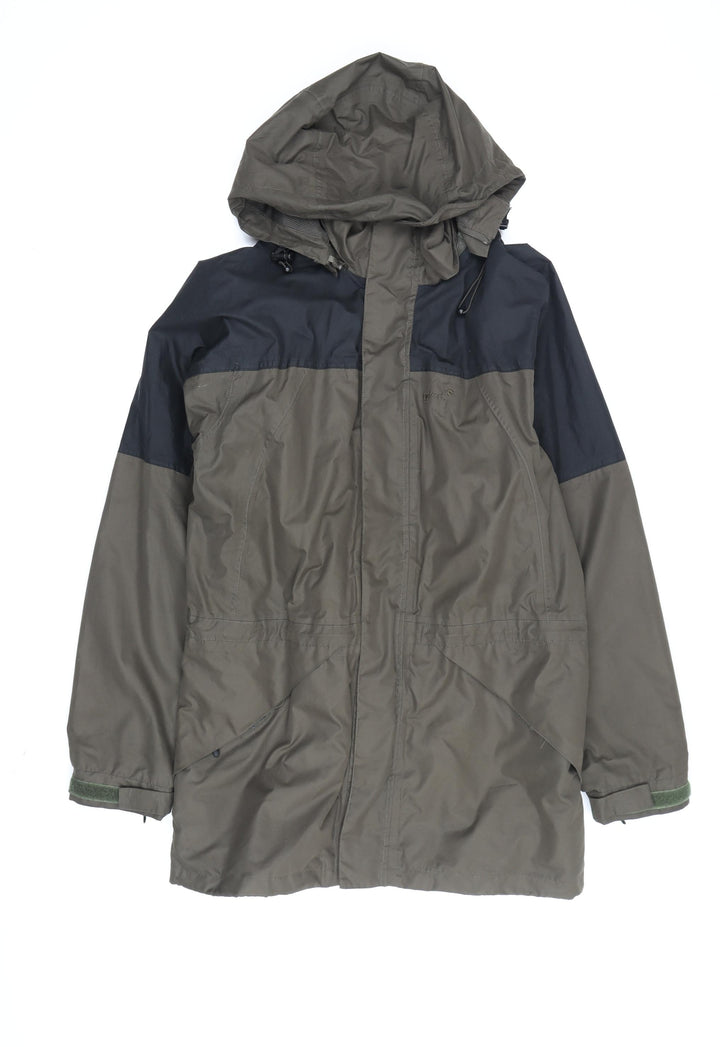 Gelert Men's Green Parka Jacket XS Hooded Waterproof