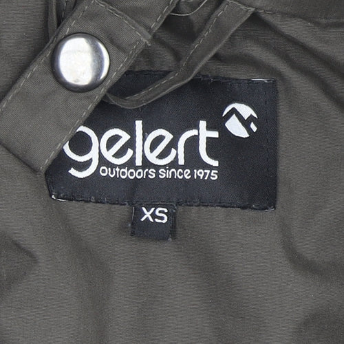 Gelert Men's Green Parka Jacket XS Hooded Waterproof