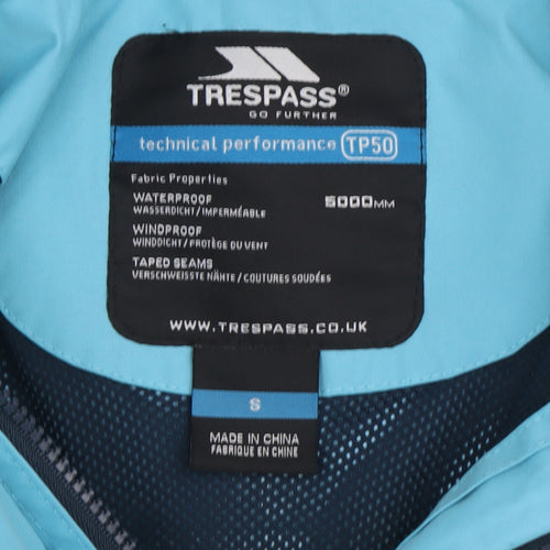 Trespass Women's Blue Anorak Jacket S Waterproof
