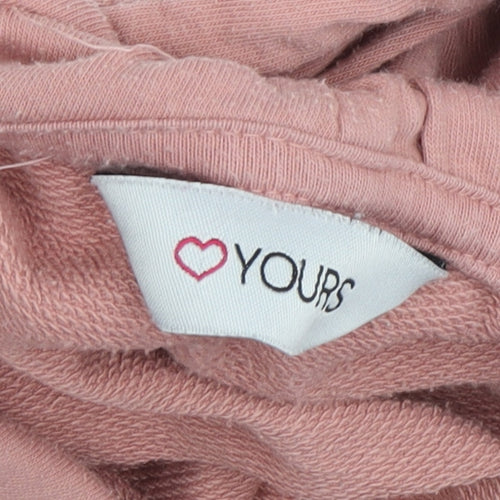 Yours Women's Multicoloured Pullover Hoodie Size 20