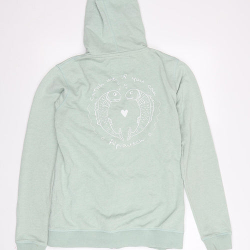 Alprausch Women's Green Full Zip Hoodie - Size S
