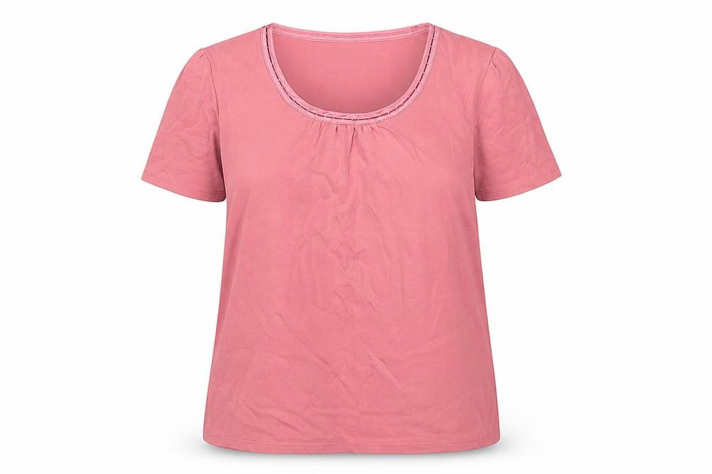 iZ Women's Pink M T-Shirt, Short Sleeve, Summer