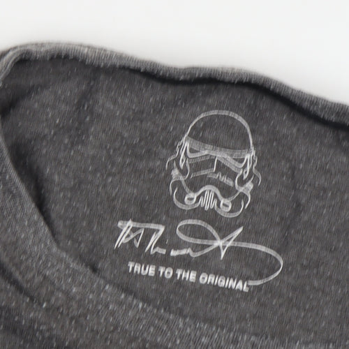 Men's Grey Star Wars Stormtrooper Large T-Shirt
